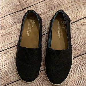 Women Black Slip On